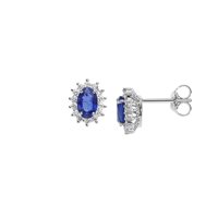 Ohrringe Comete Dame in Weißgold Zaffiro 1.20 Ct ORB 1022 - ORB 1022